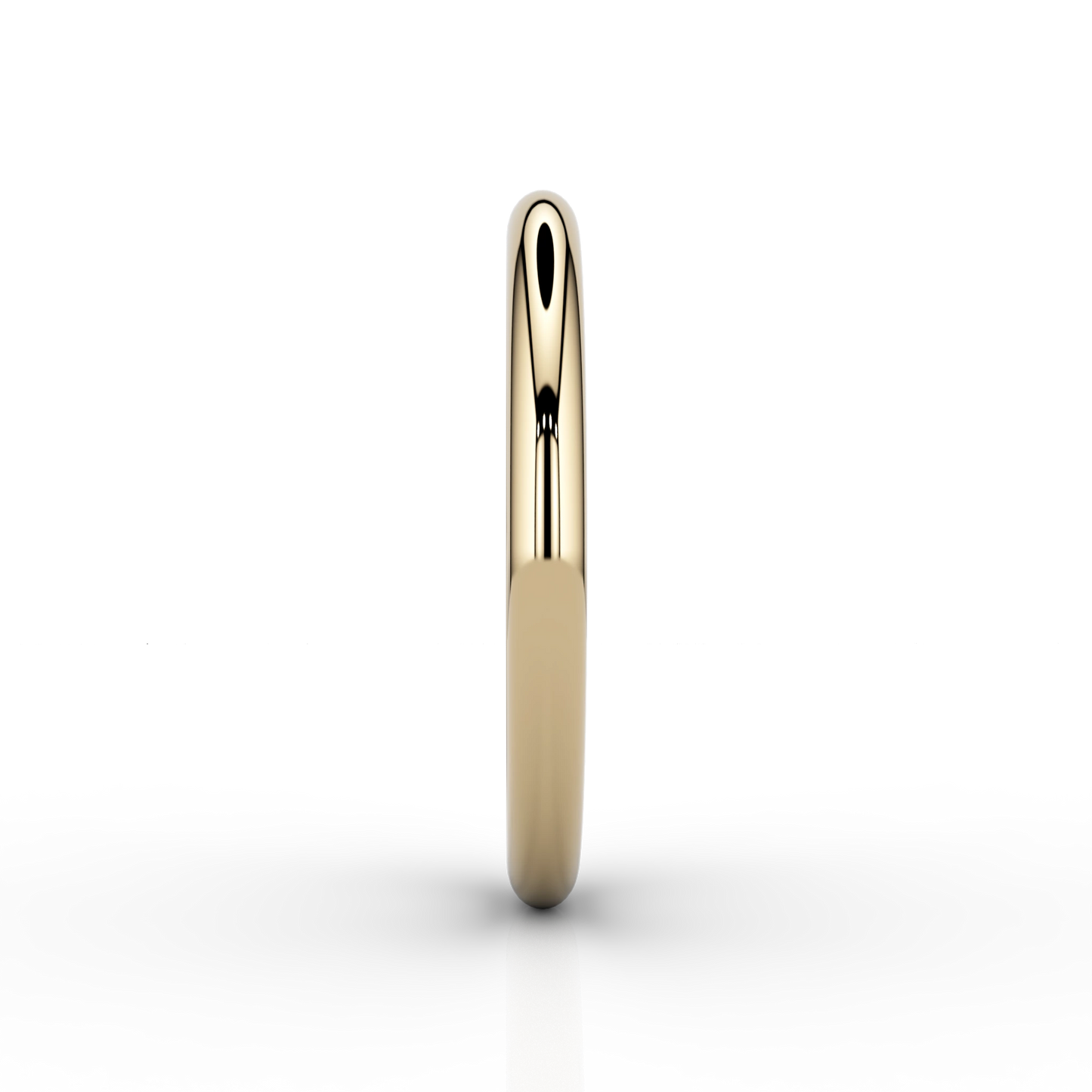 Modern Fine Wedding Band