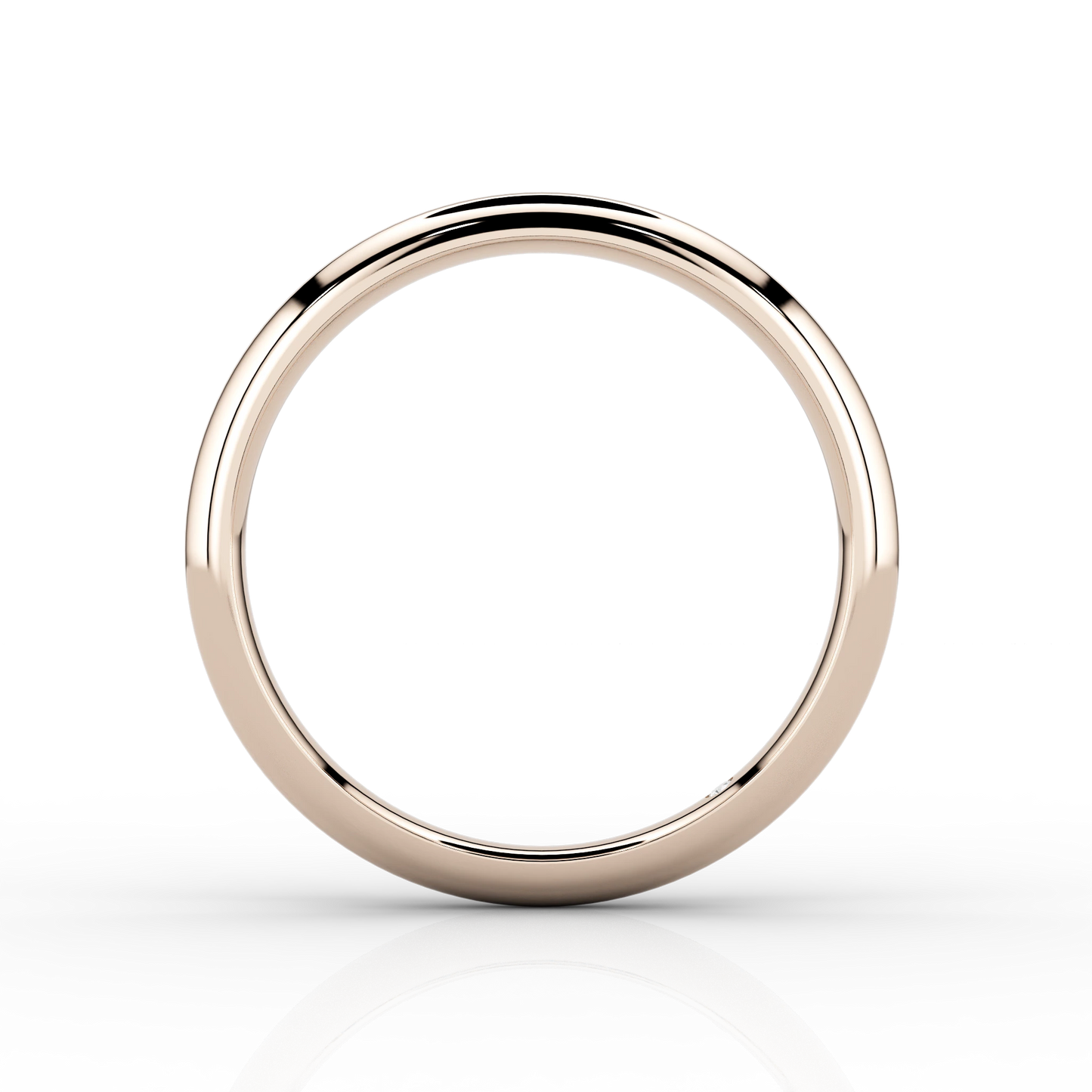 Modern Fine Wedding Band