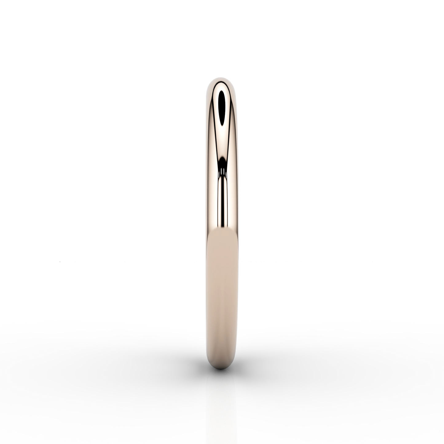Modern Fine Wedding Band