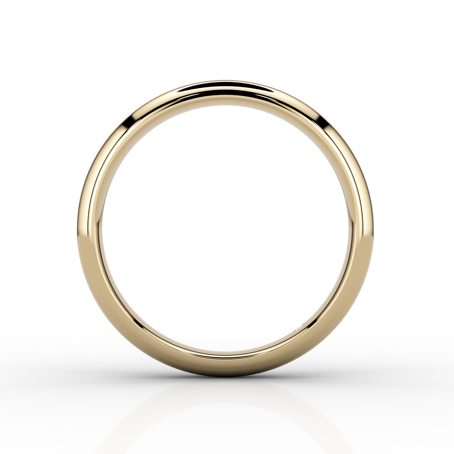 Modern Medium Wedding Band