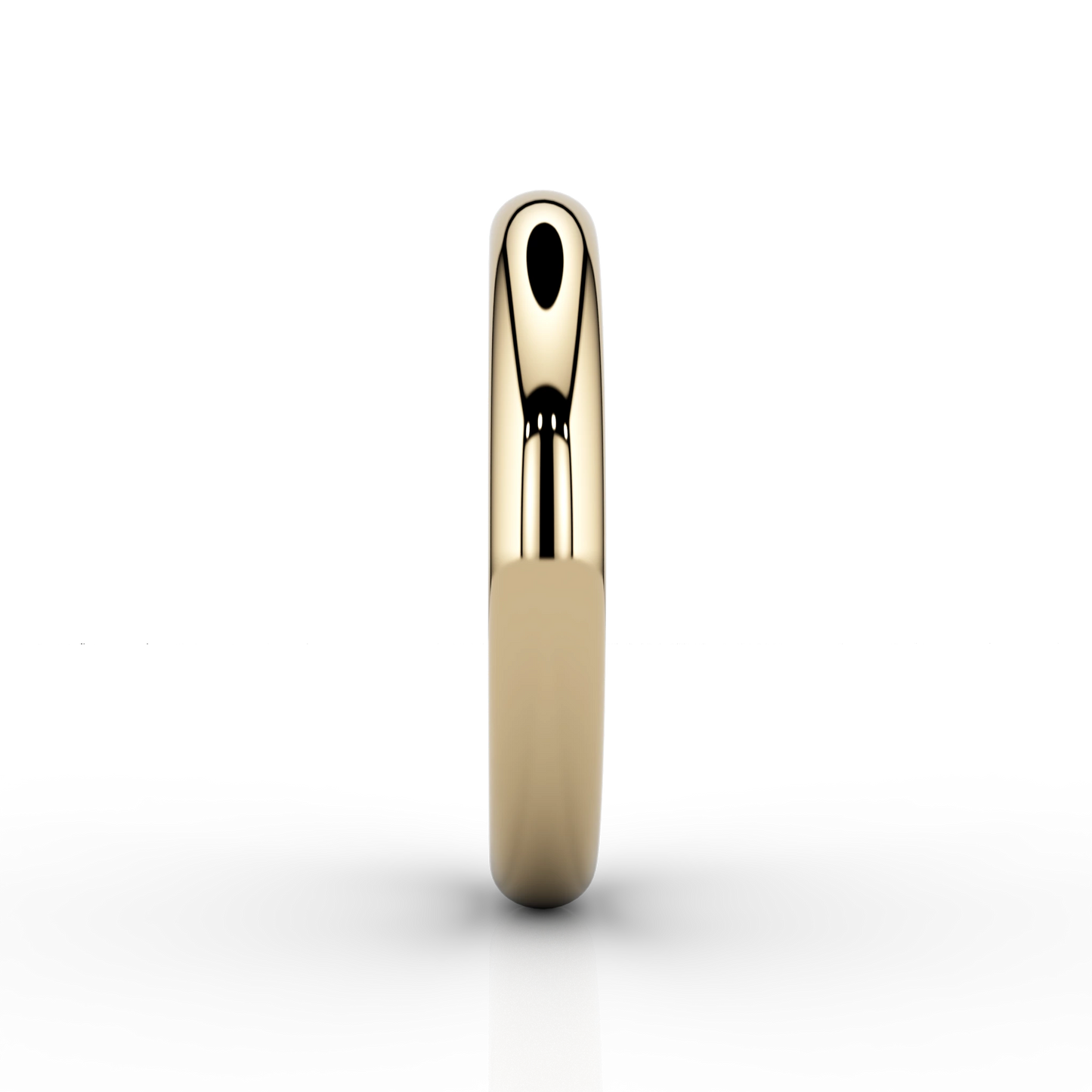 Modern Medium Wedding Band