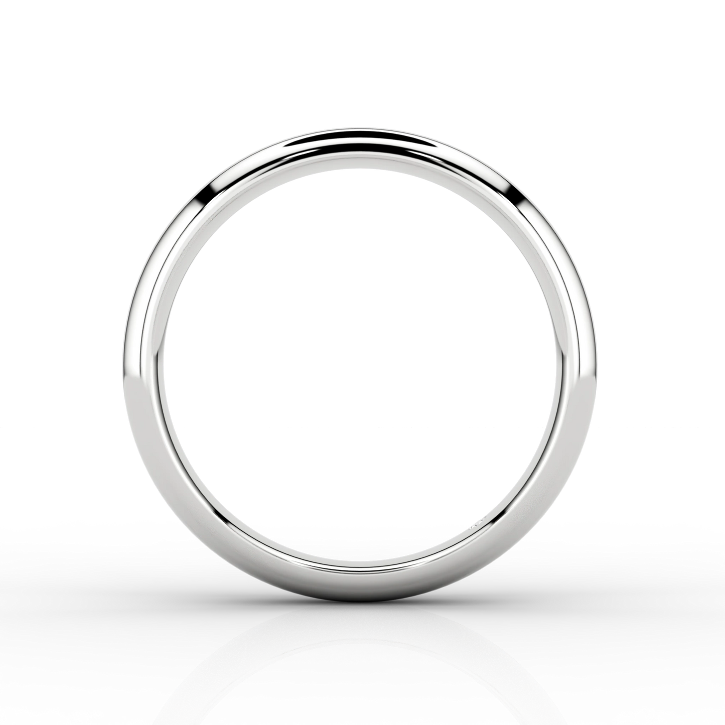 Modern Medium Wedding Band