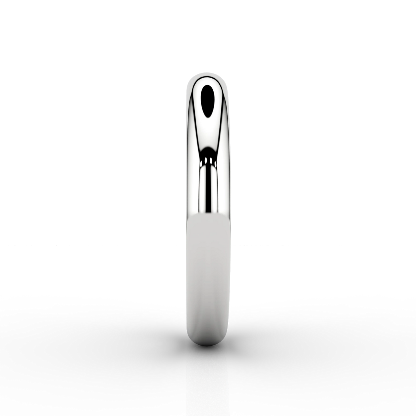 Modern Medium Wedding Band