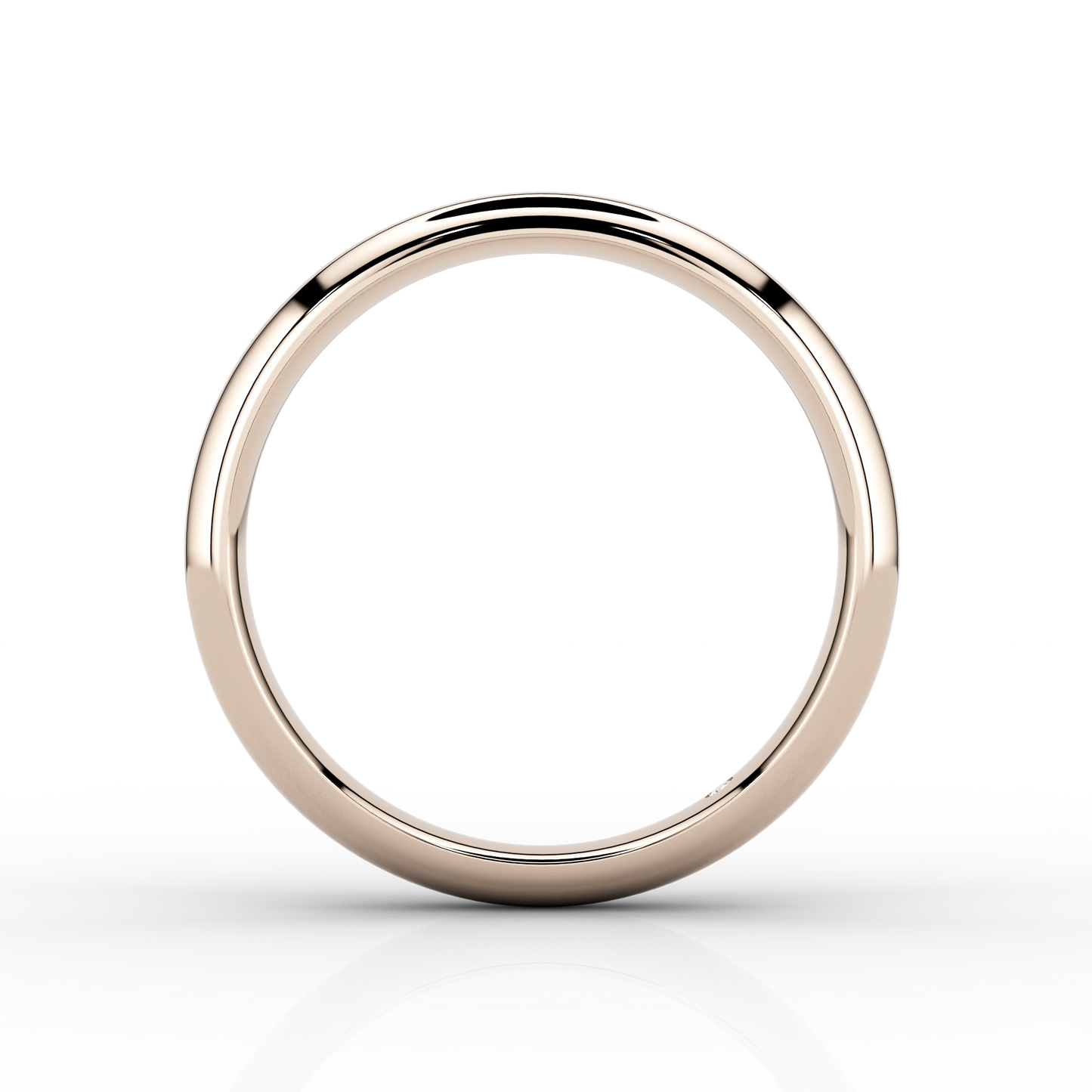 Modern Medium Wedding Band