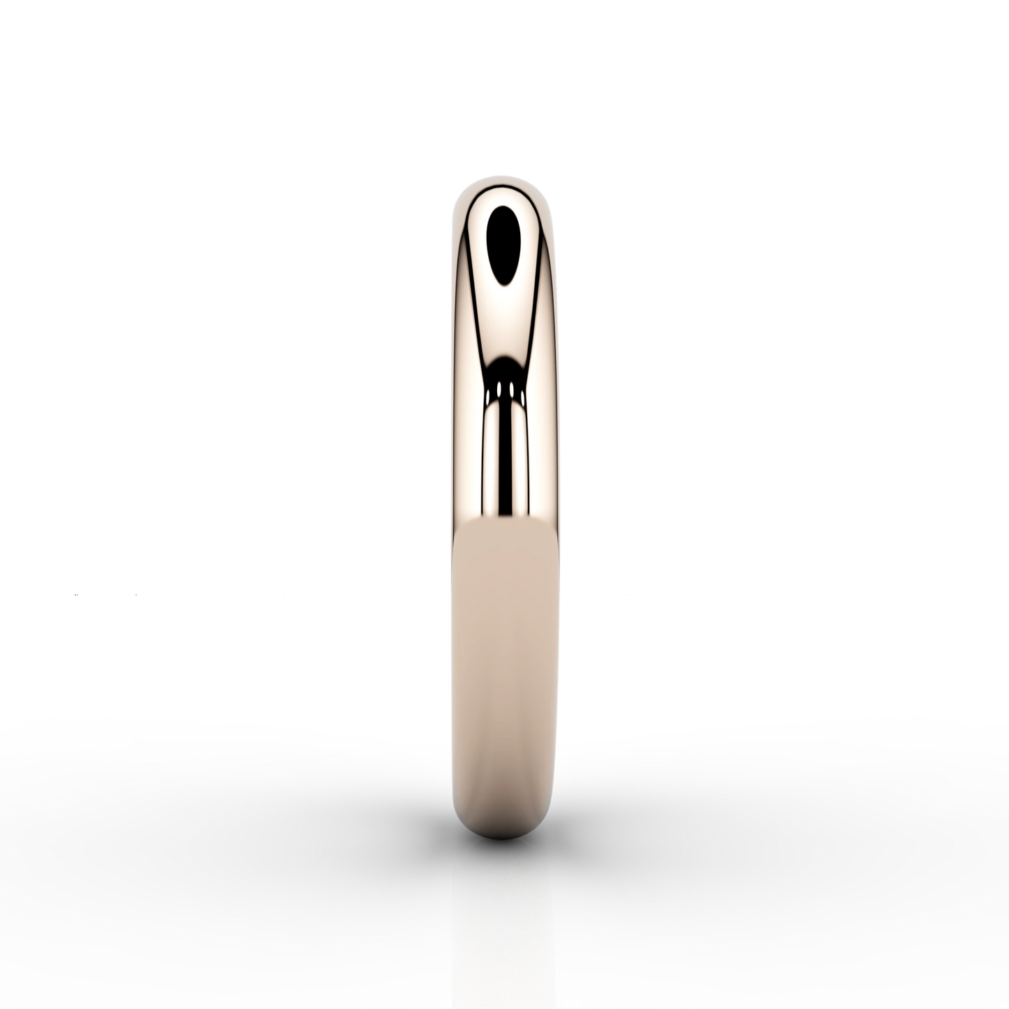 Modern Medium Wedding Band