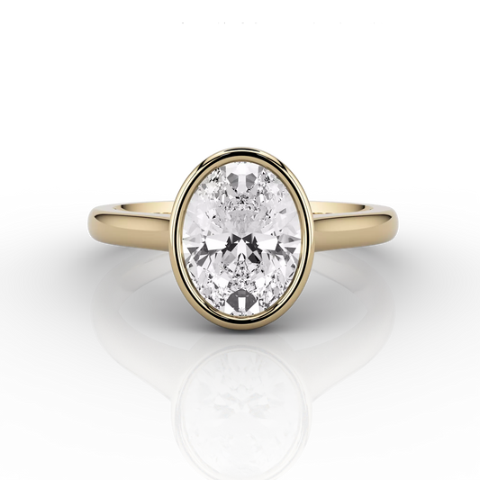 Nacelle Bezel Solitaire Rings