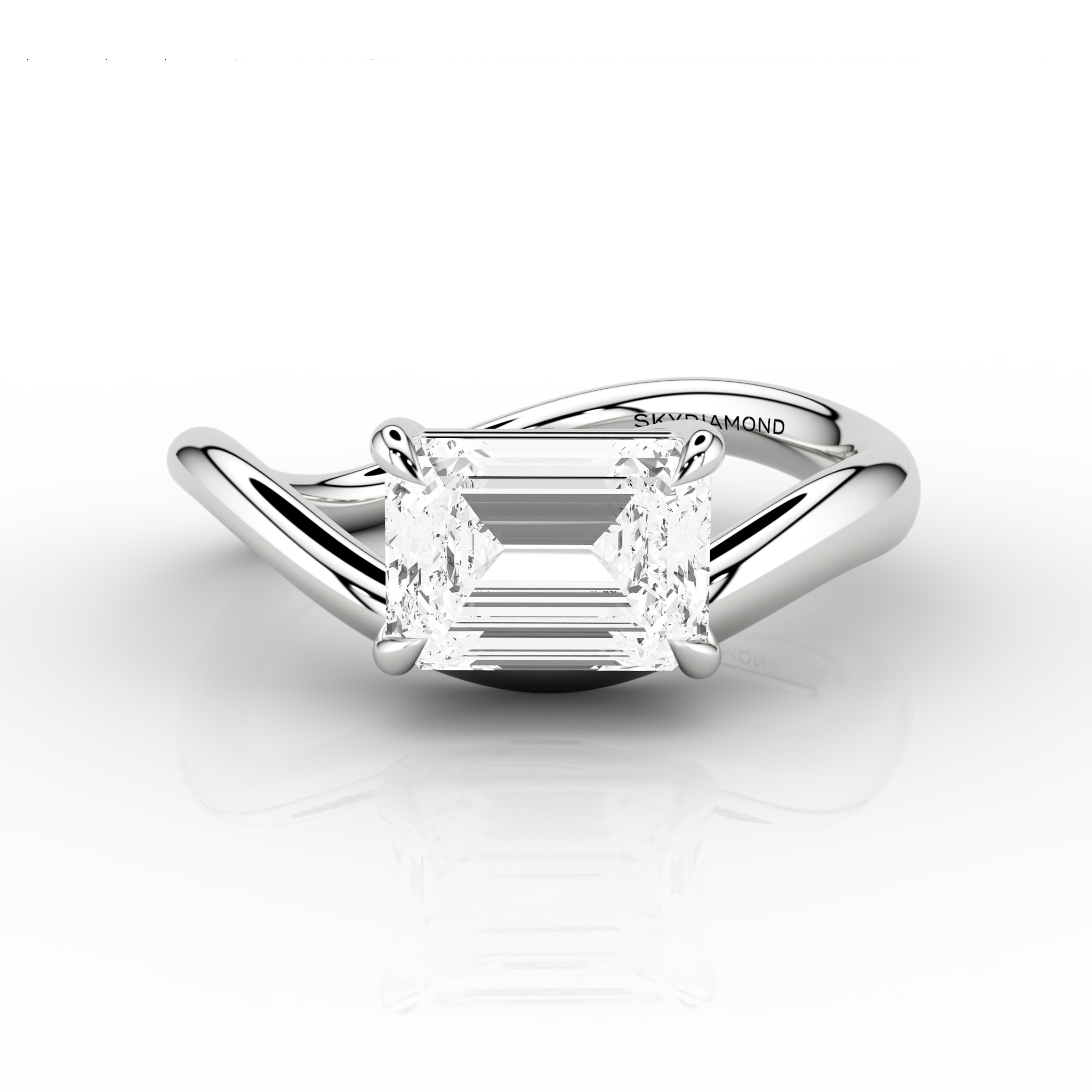 Onda Solitaire Rings