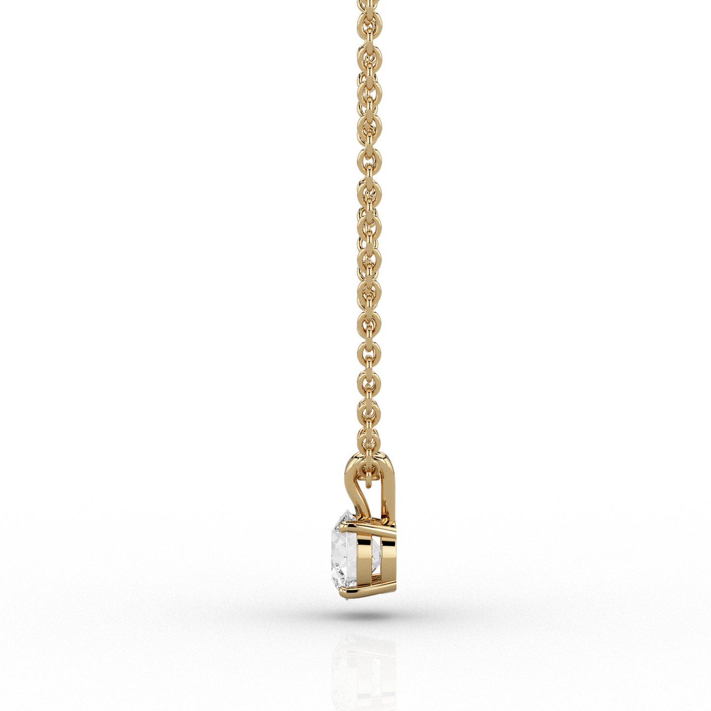 Classic 0.75ct Pendant in 18ct Yellow Gold