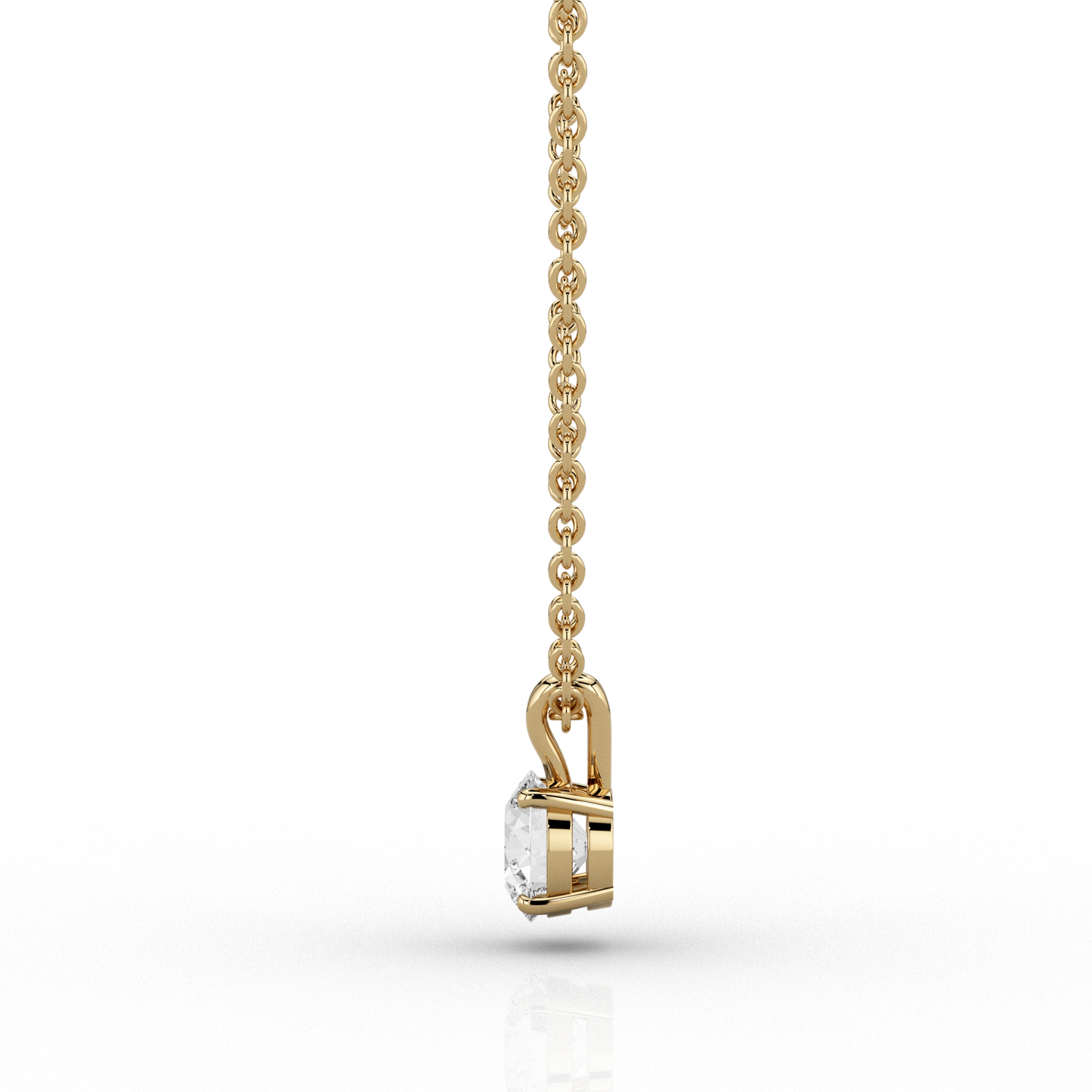 Classic 0.96ct Pendant in 18ct Yellow Gold