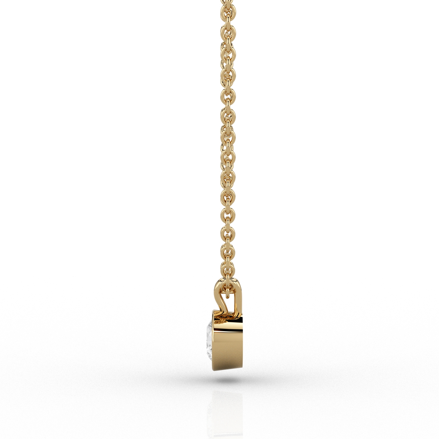 Modern 0.56ct Pendant in 18ct Yellow Gold