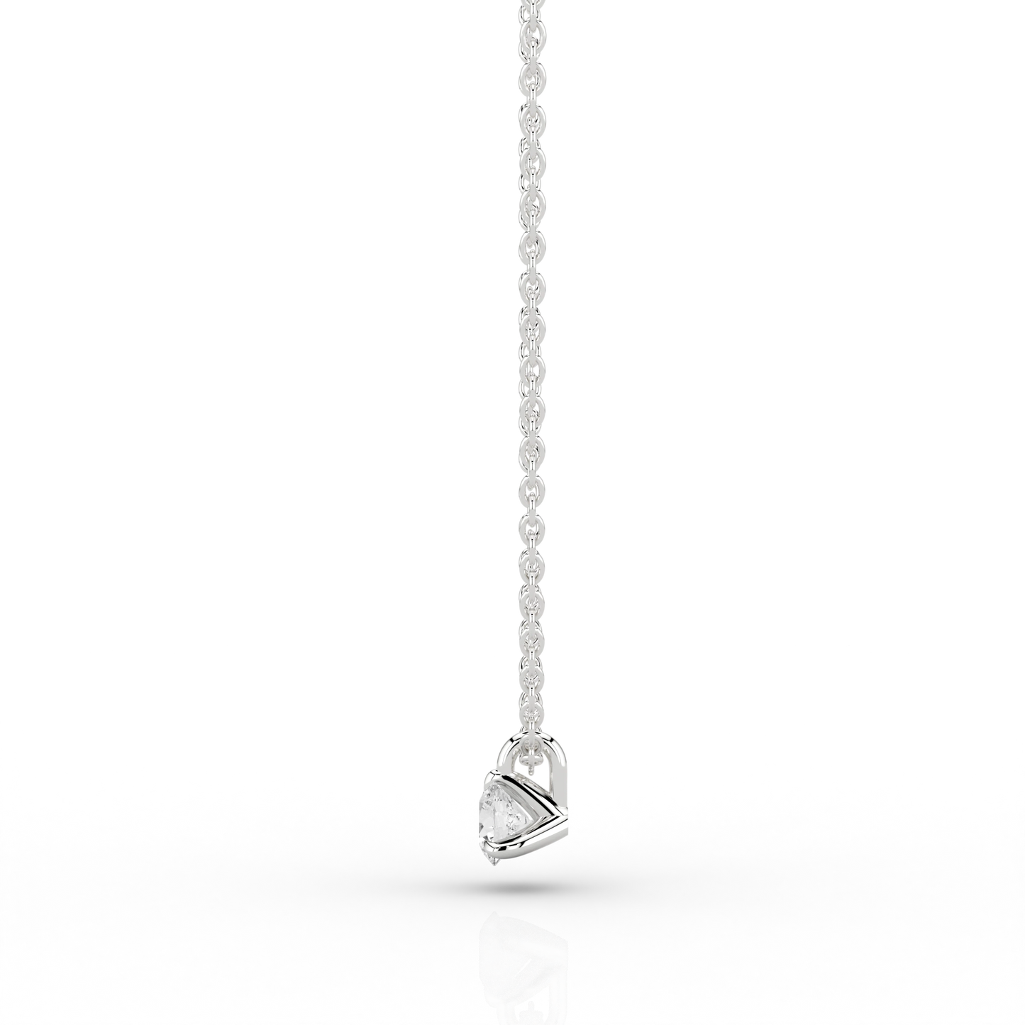 Nacelle Claw 1/5ct Pendant in Platinum