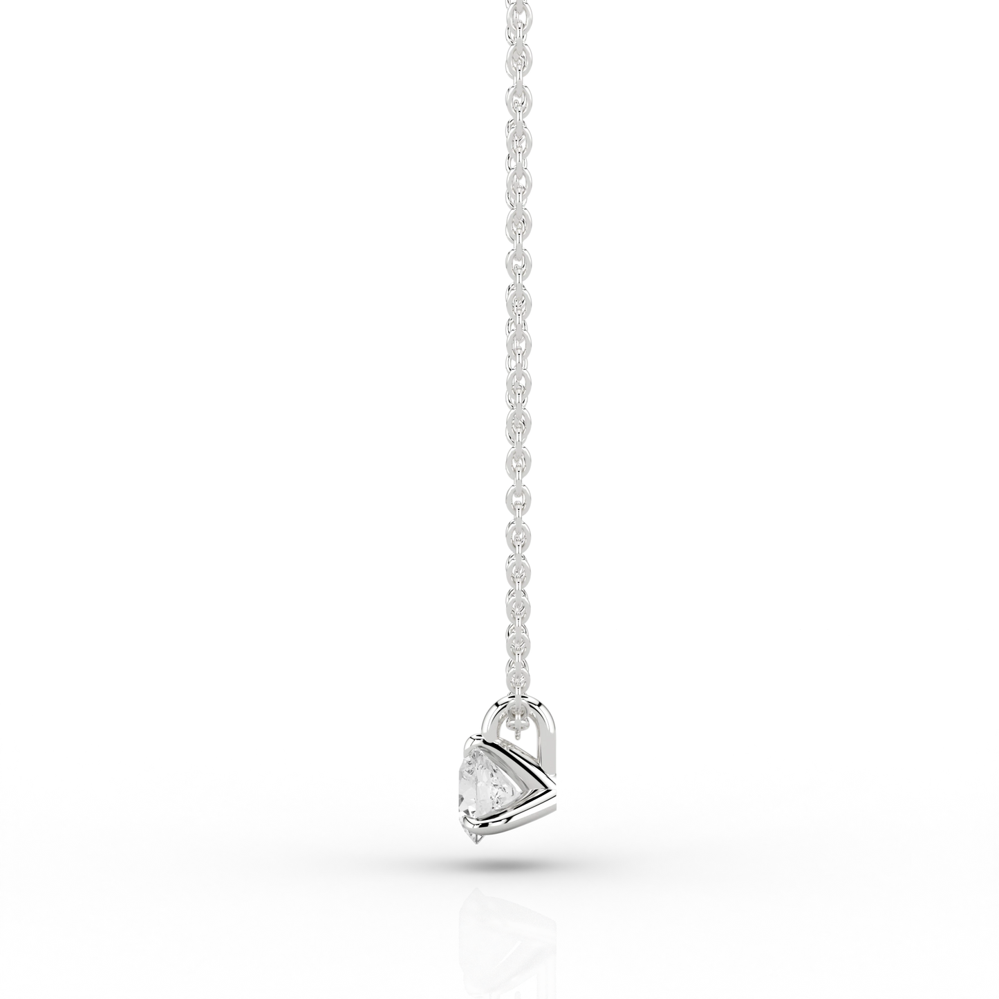Nacelle Claw 1/3ct Pendant in Platinum