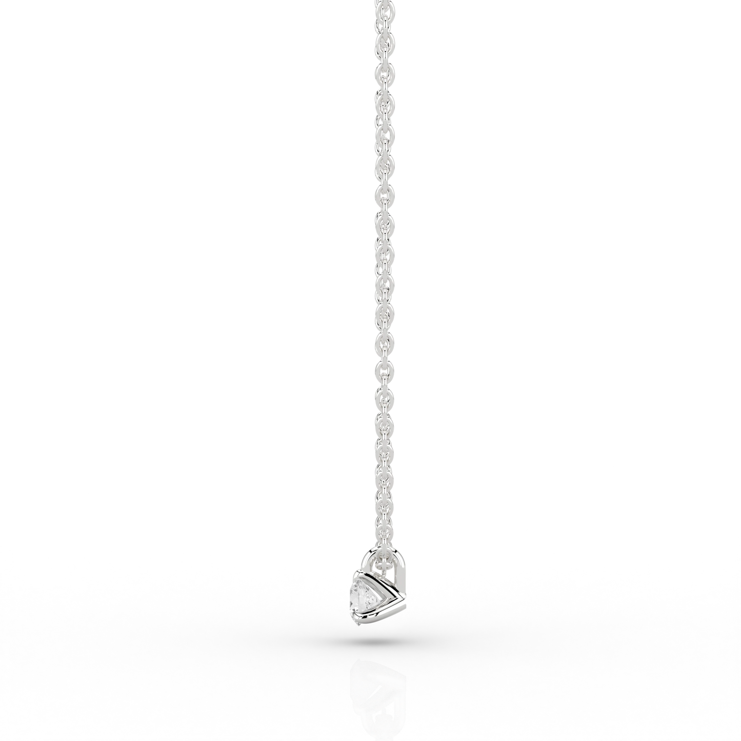 Nacelle Claw 1/10ct Pendant in Platinum