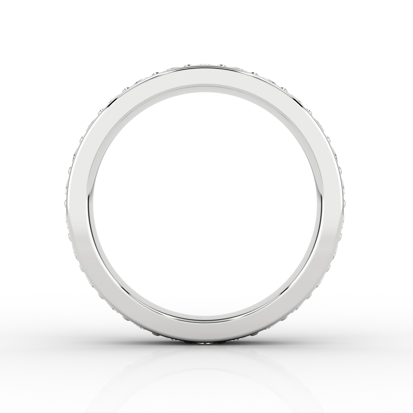 Wide Grain Set Full Eternity Ring