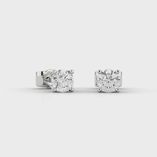 Classic 1/3ct Studs in 9ct White Gold