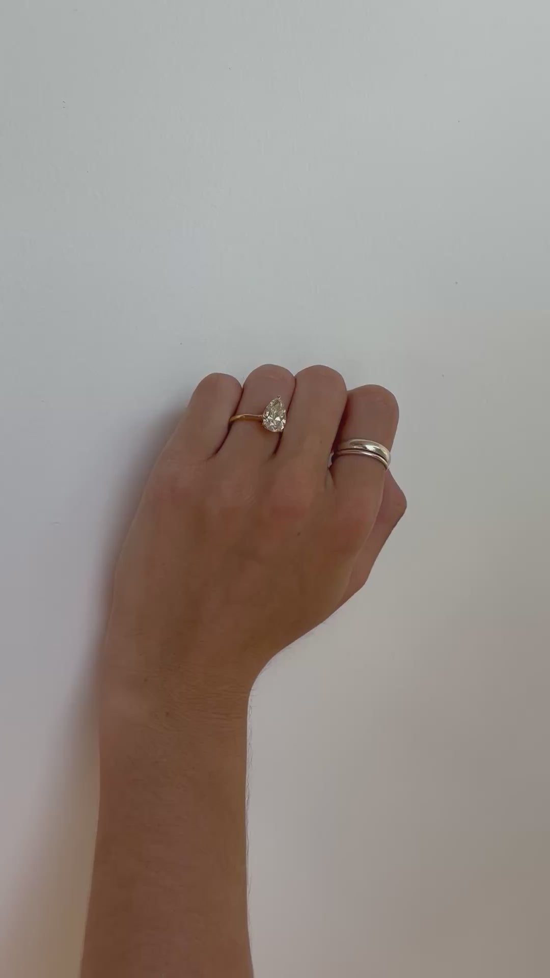 pear cut solitaire diamond