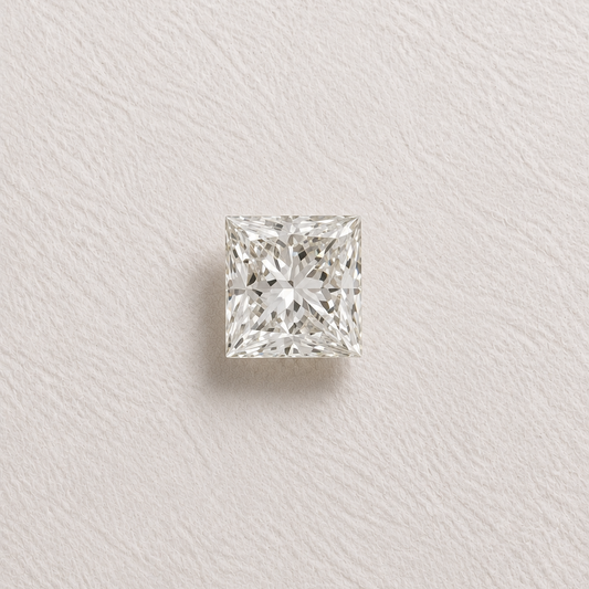 4.5ct princess cut lab grown diamond