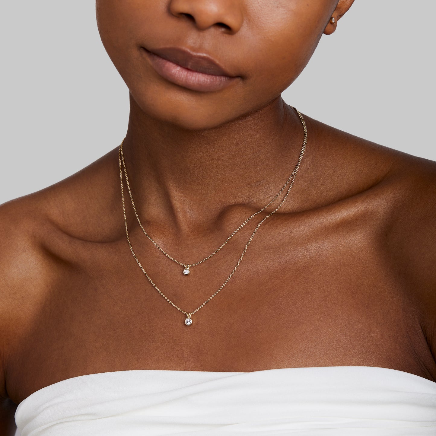 Modern 0.70ct Pendant in 18ct Yellow Gold