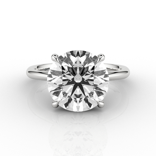 Classic 3.62 Solitaire Engagement ring in Platinum