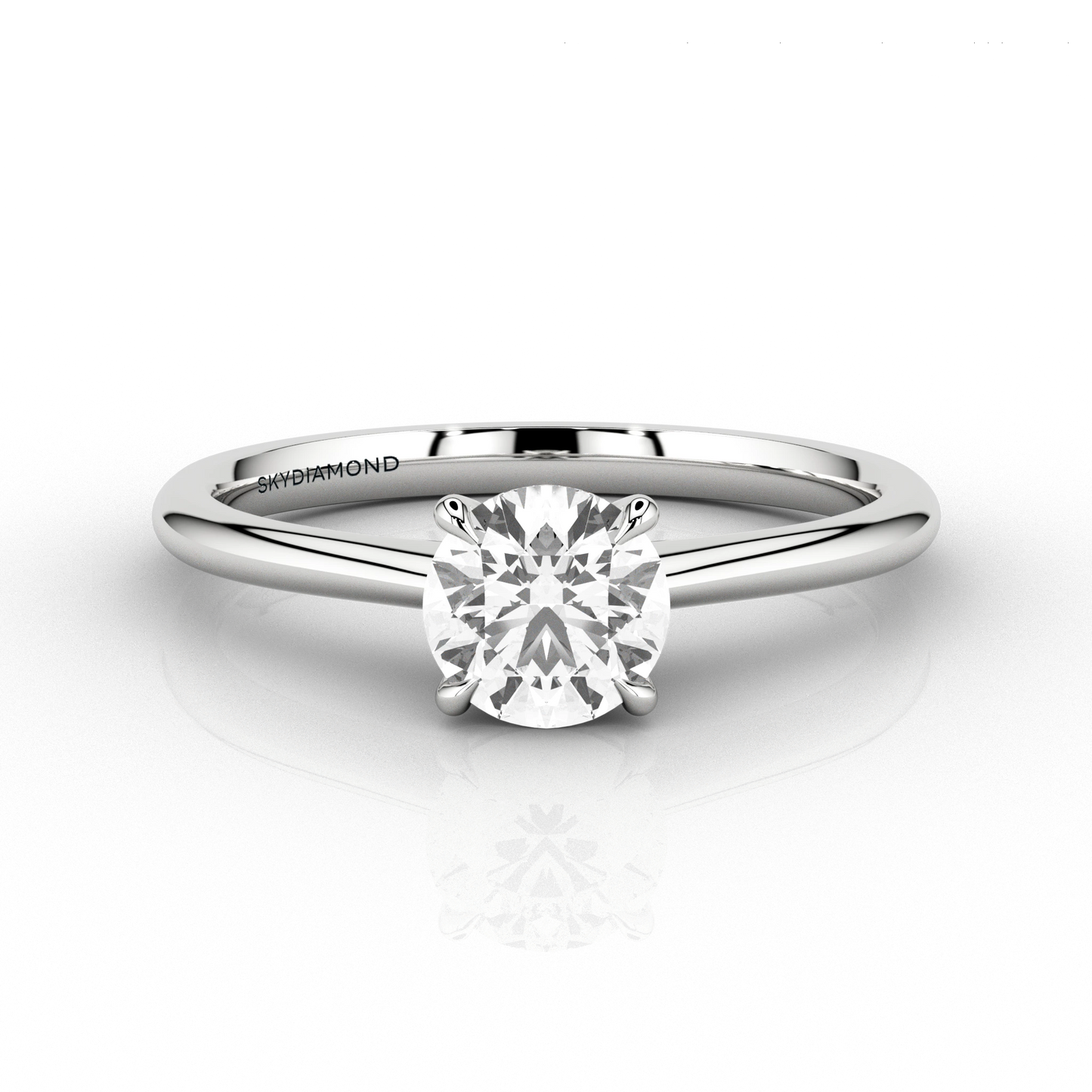 Classic 0.51ct Solitaire Engagement ring in Platinum