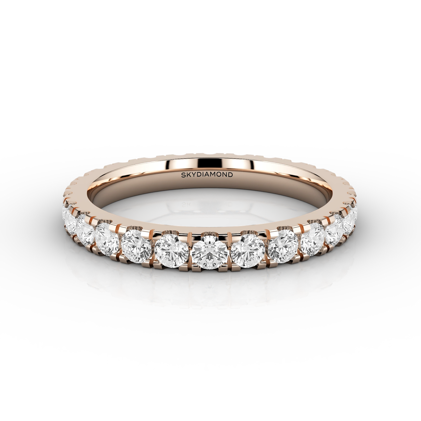 Medium Micro Set Full Eternity Ring