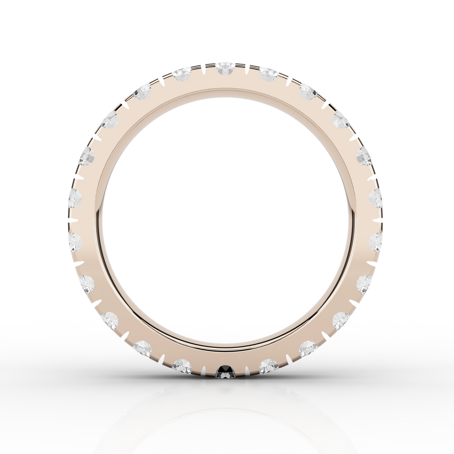 Wide Micro Set Full Eternity Ring