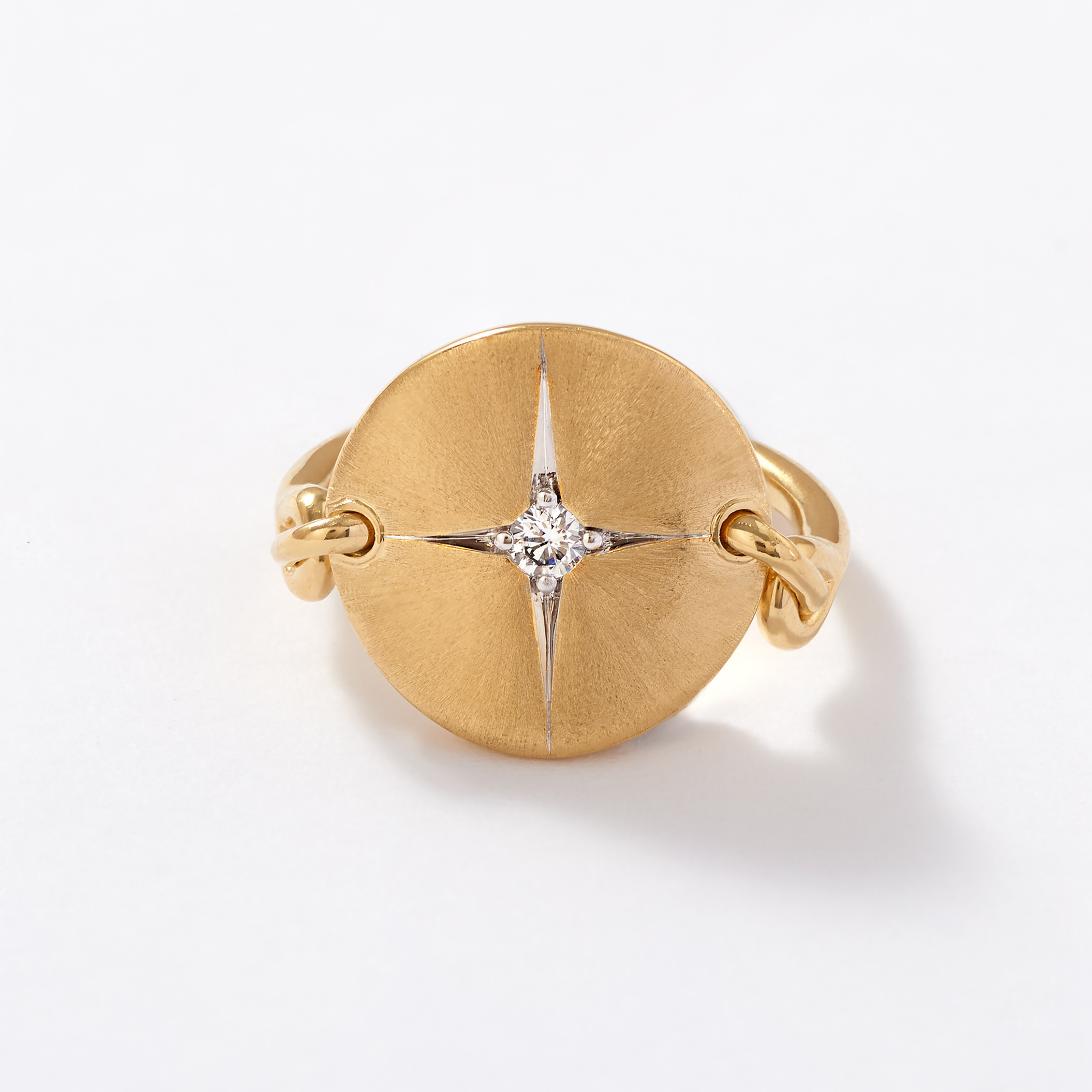 Elemental Air Ring 14ct Yellow Gold