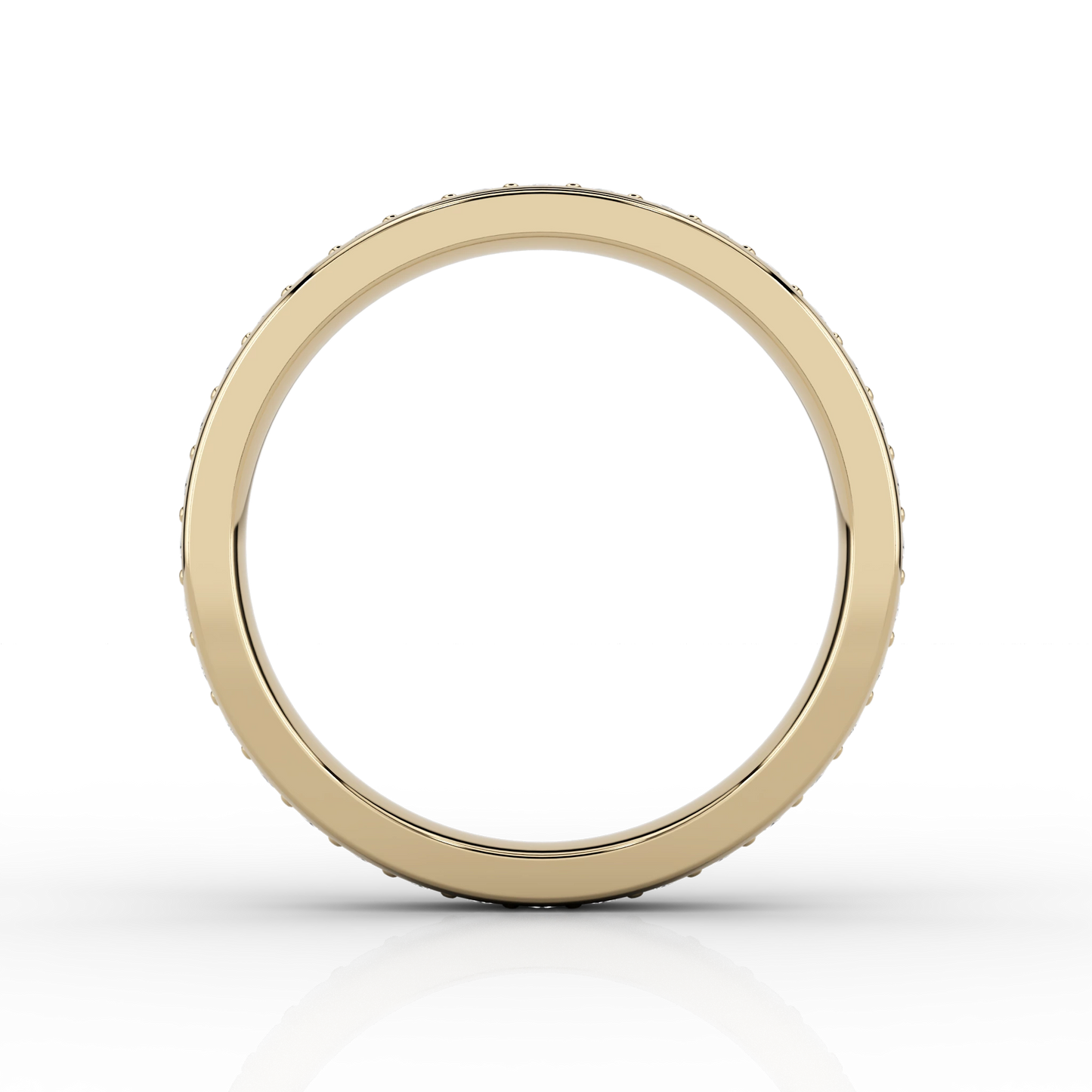 Fine Grain Set Full Eternity Ring in 18ct Yellow Gold